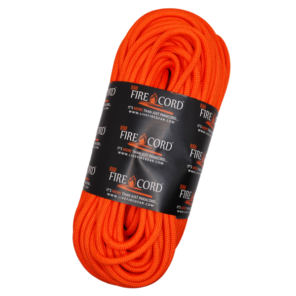 550 FireCord - Safety Orange - 100 Feet