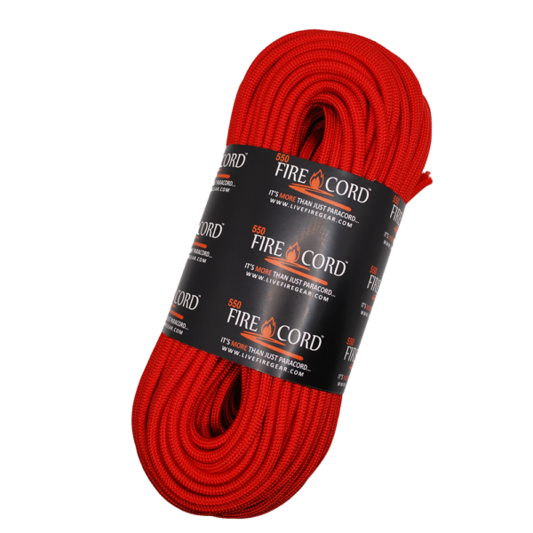 550 FireCord - Red - 100 Feet