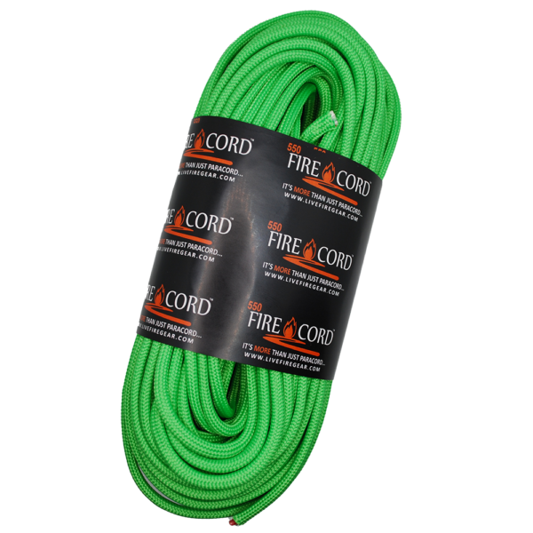 550 FireCord - Safety Green - 100 Feet