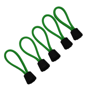 Zipper Pulls - Safety Green