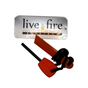 Live Fire Ring O Fire Black 550 Fire Cord LF62 Feuerstarter mit Zunder 